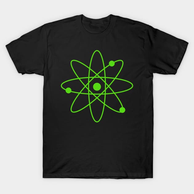 Green Atom T-Shirt by Celtic Morrigan